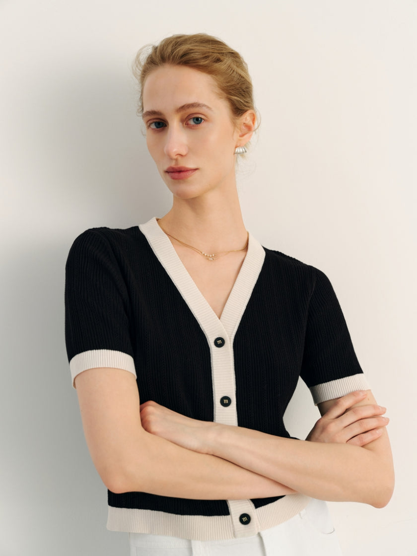 Cardigan Black & White