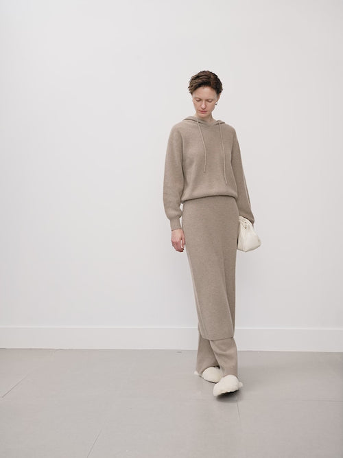 Charger l'image 1 dans la galerie. Relaxed Fit Cashmere Hoodie