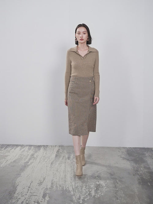 Charger l'image 1 dans la galerie. Jupe en tweed