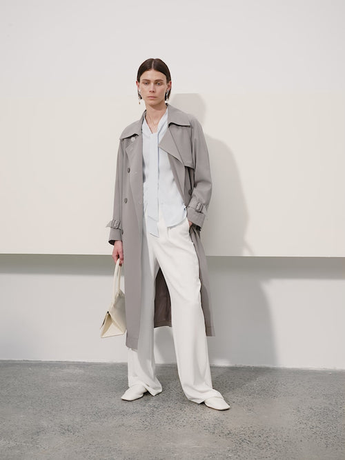 Carica immagine 1 in visualizzazione galleria. Trench Tara - gris perle