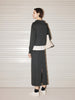 Women's Dark Gray Straight Woolen Short Skirt