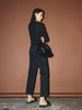 Women's Black Skinny Fit Mid Waist Jeans