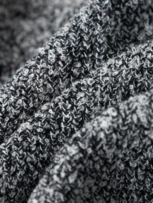 Charger l'image 1 dans la galerie. Women's Grey Brioche Stitch Puff Sleeve Top