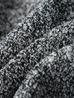 Women's Gray Brioche Stitch Puff Sleeve Top