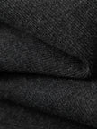 Women's Dark Gray Straight Woolen Short Skirt