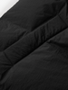 Women's Black Oversize Silhouette Goose Puffer Jacket with Hood