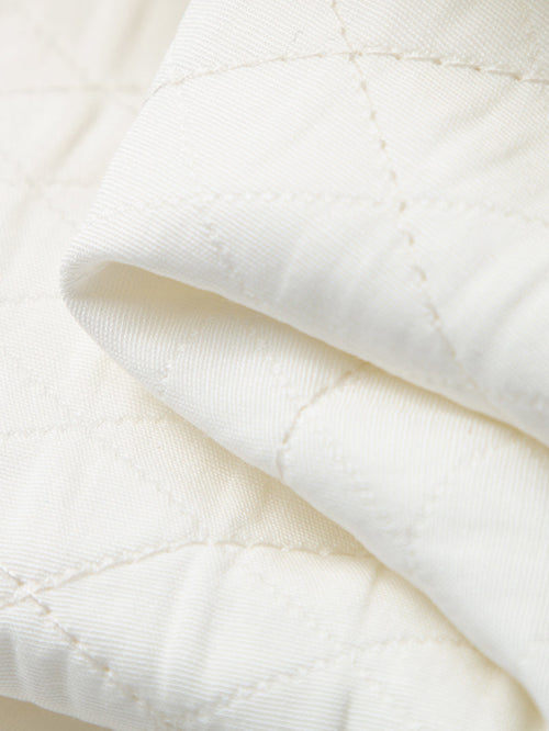 Charger l'image 1 dans la galerie. Women's White Classic Collar Cotton Short Jacket