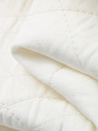 Women's White Classic Collar Cotton Short Jacket