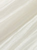 Women's White V Neck Pleat Design Long Sleeve Blouse