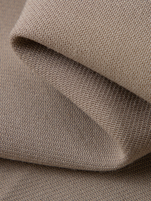 Load image 1 in gallery view. Women's Khaki Stable Straight Leg Cuffed Trousers