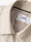 Manteau trench double boutonnage beige avec ceinture