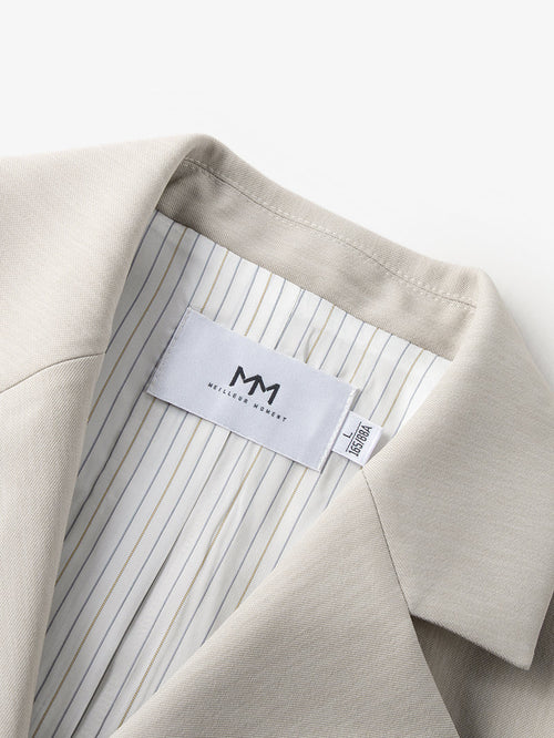 Charger l'image 1 dans la galerie. Blazer beige clair