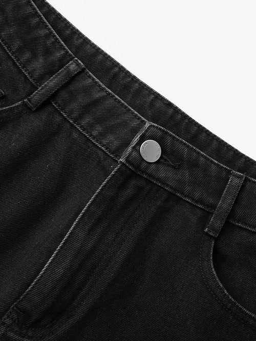 Load image 1 in gallery view. Women's Black Skinny Fit Mid Waist Jeans